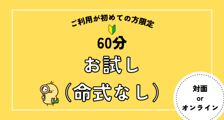 お試し（命式なし）